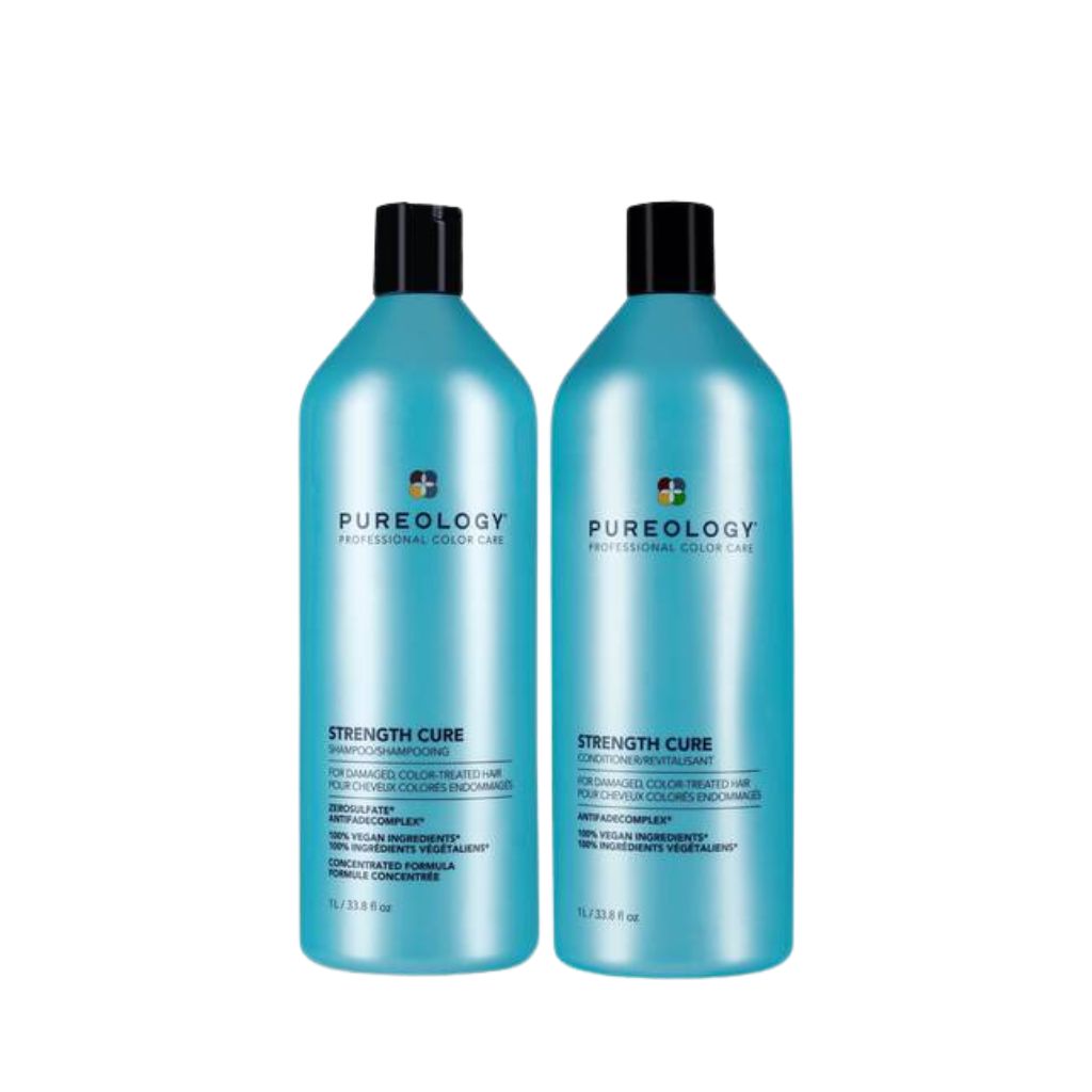 Pureology Strength Cure 1 litre professional bond repair shampoo conditioner Canada