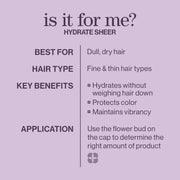 Pureology Hydrate Sheer Conditioner 1L - Zennkai