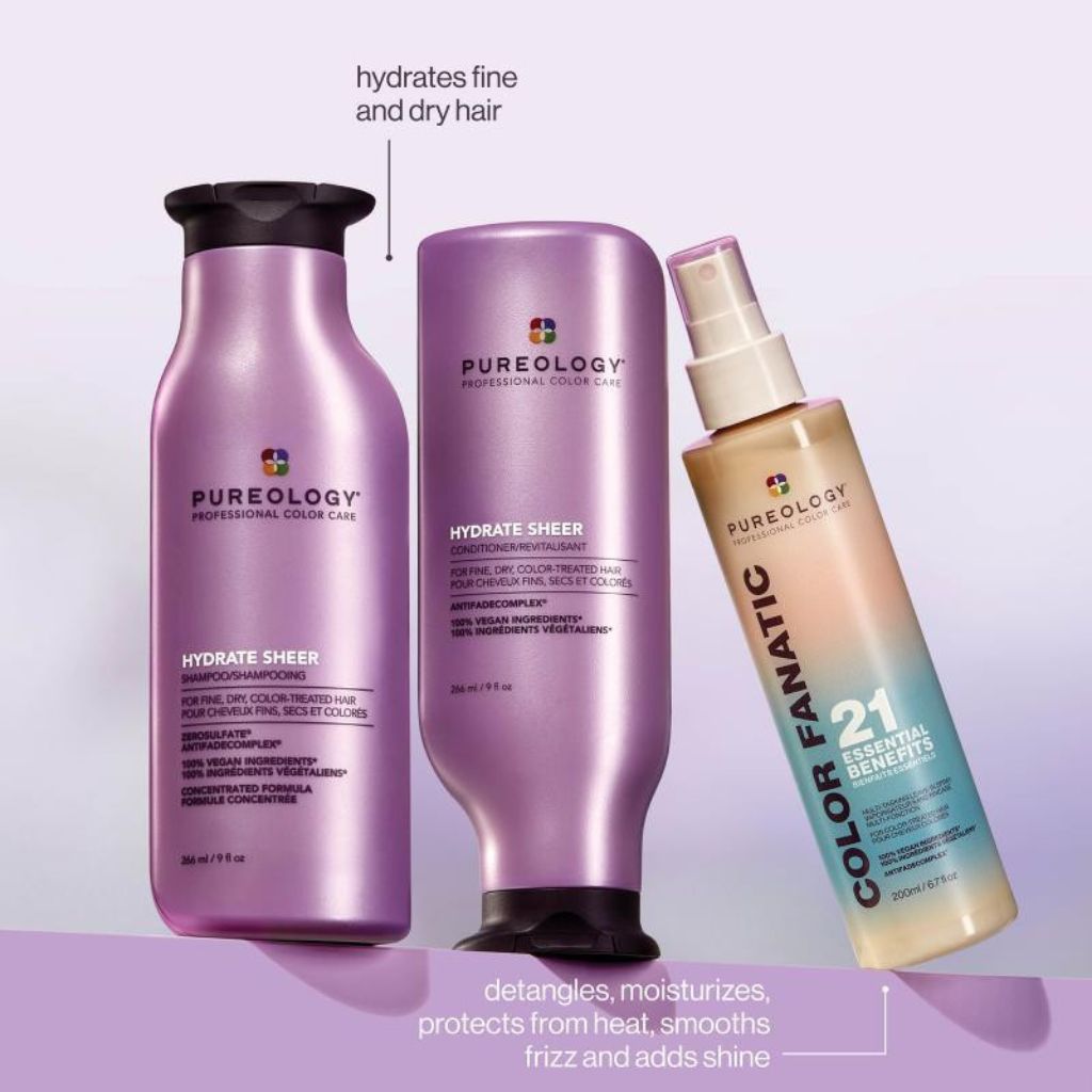 Pureology Hydrate Sheer for Fine and Dry Hair Set - Zennkai