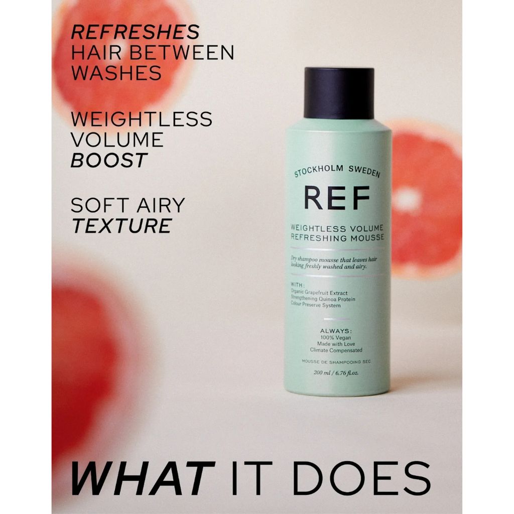 REF Stockholm Weightless Volume Mousse What it Does - Zennkai