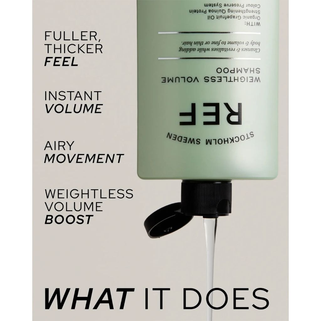 REF Stockholm Weightless Volume Shampoo What it Does - Zennkai
