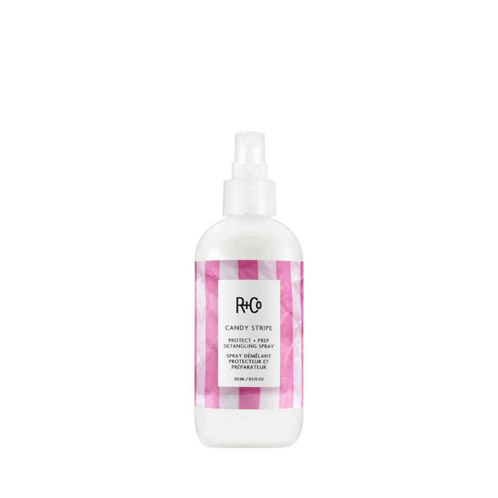 R+Co CANDY STRIPE Protect + Prep Detangling Spray