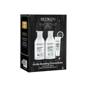 Back of Redken Acidic Bonding Concentrate Holiday Set gift box