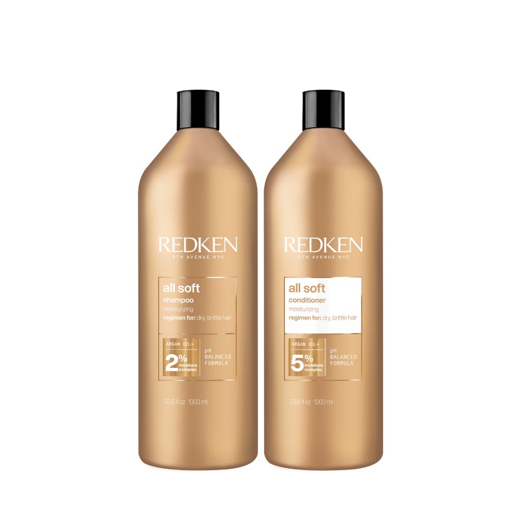 Redken All Soft 1 litre professional shampoo conditioner for dry brittle hair Canada