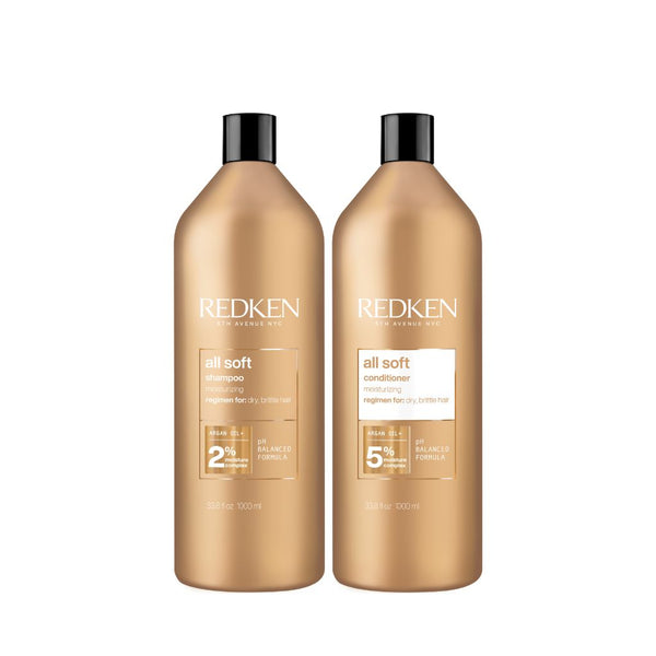 Redken All Soft 1 litre professional shampoo conditioner for dry brittle hair Canada