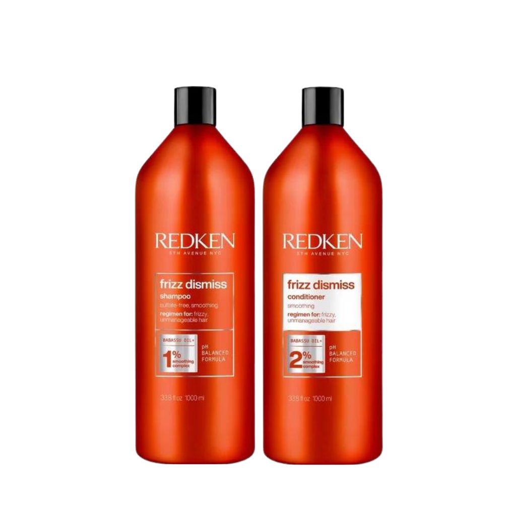 Redken Frizz Dismiss 1 litre professional anti-frizz shampoo conditioner Canada