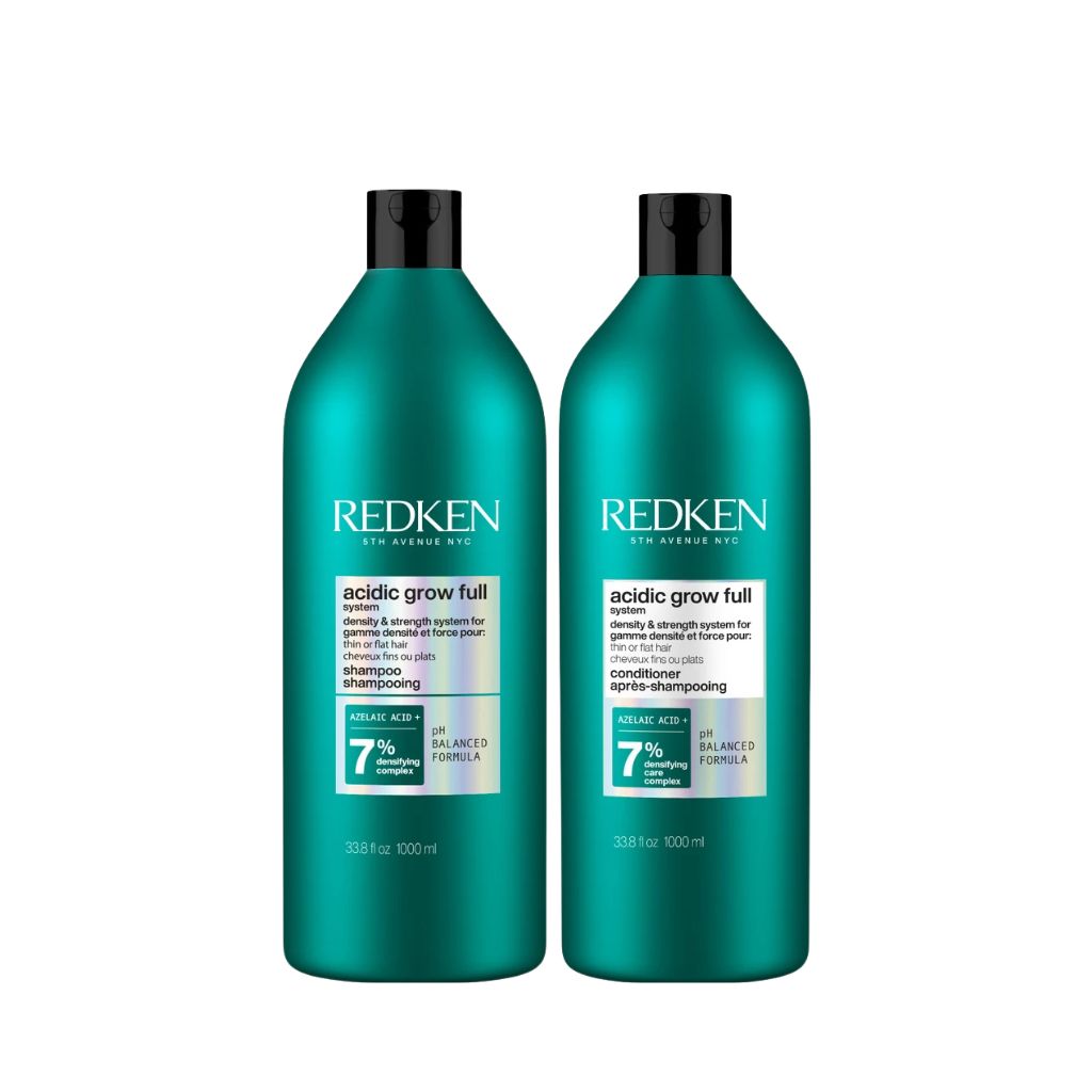 Redken Acidic Grow Full 1 litre professional fine hair volume bond repair shampoo conditioner Canada