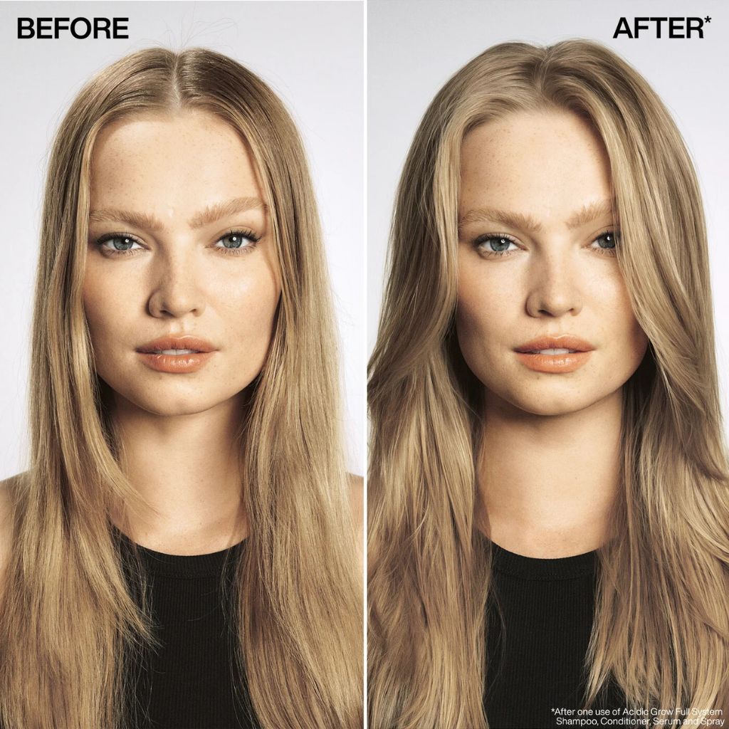 Redken Acidic Grow Full 1 litre professional fine hair volume bond repair shampoo conditioner Canada