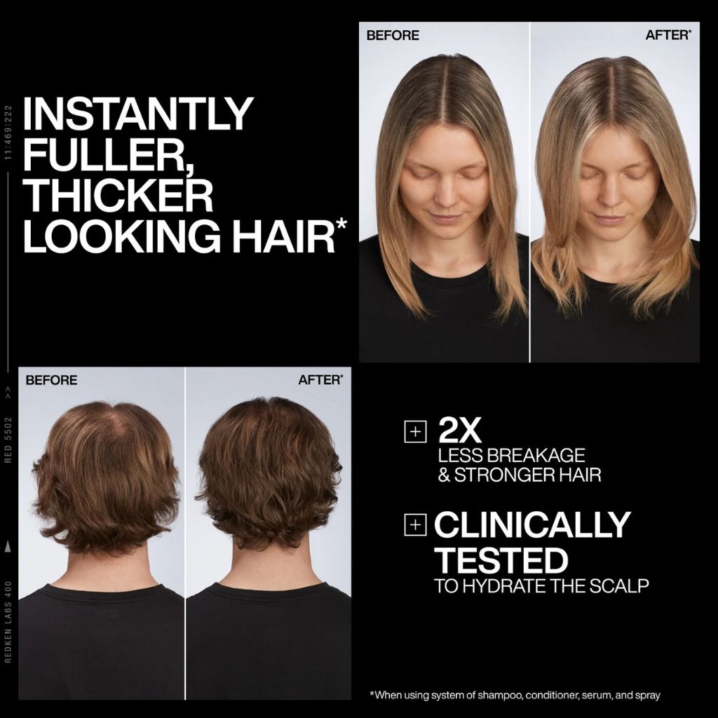 Redken Acidic Grow Full 1 litre professional fine hair volume bond repair shampoo conditioner Canada