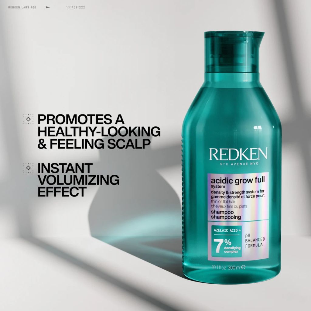 Redken Acidic Grow Full 1 litre professional fine hair volume bond repair shampoo conditioner Canada