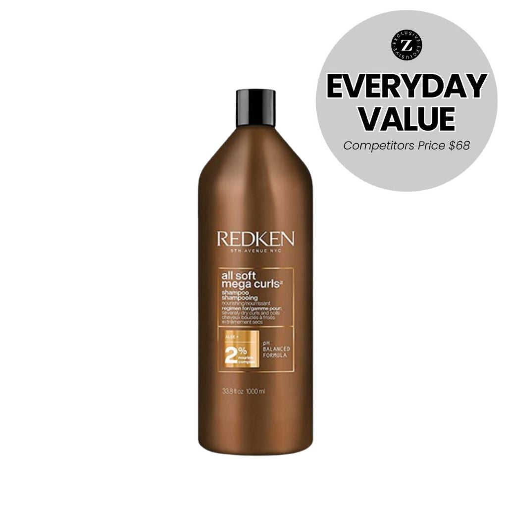 Redken All Soft Mega Curls Shampoo 1L - Zennkai