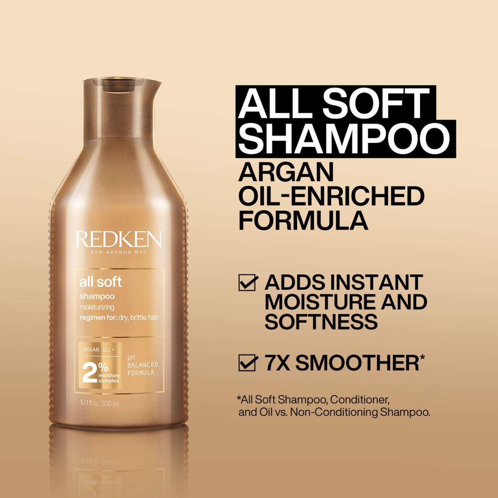 Redken All Soft Shampoo 1L - Zennkai