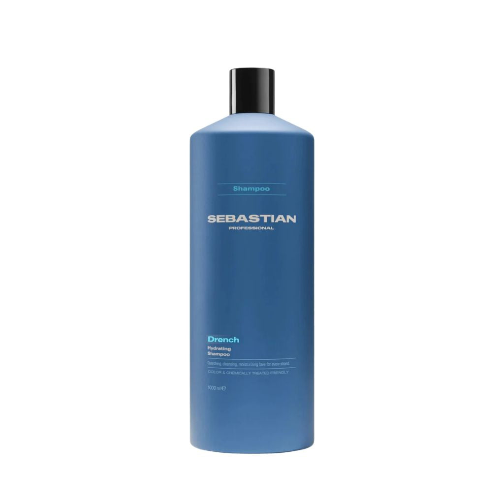 Sebastian Drench Hydrating Shampoo 1L for Dry Hair Zennkai