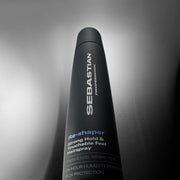 Sebastian Re-Shaper Strong Hold Hairspray Zoomed In of Bottle - Zennkai