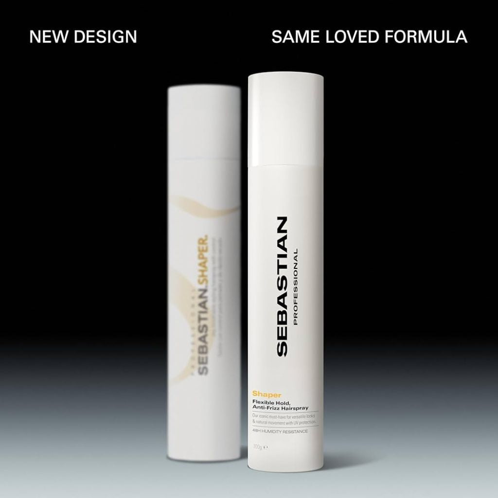 Sebastian Shaper Medium Hold Hairspray Old and New Packaging - Zennkai