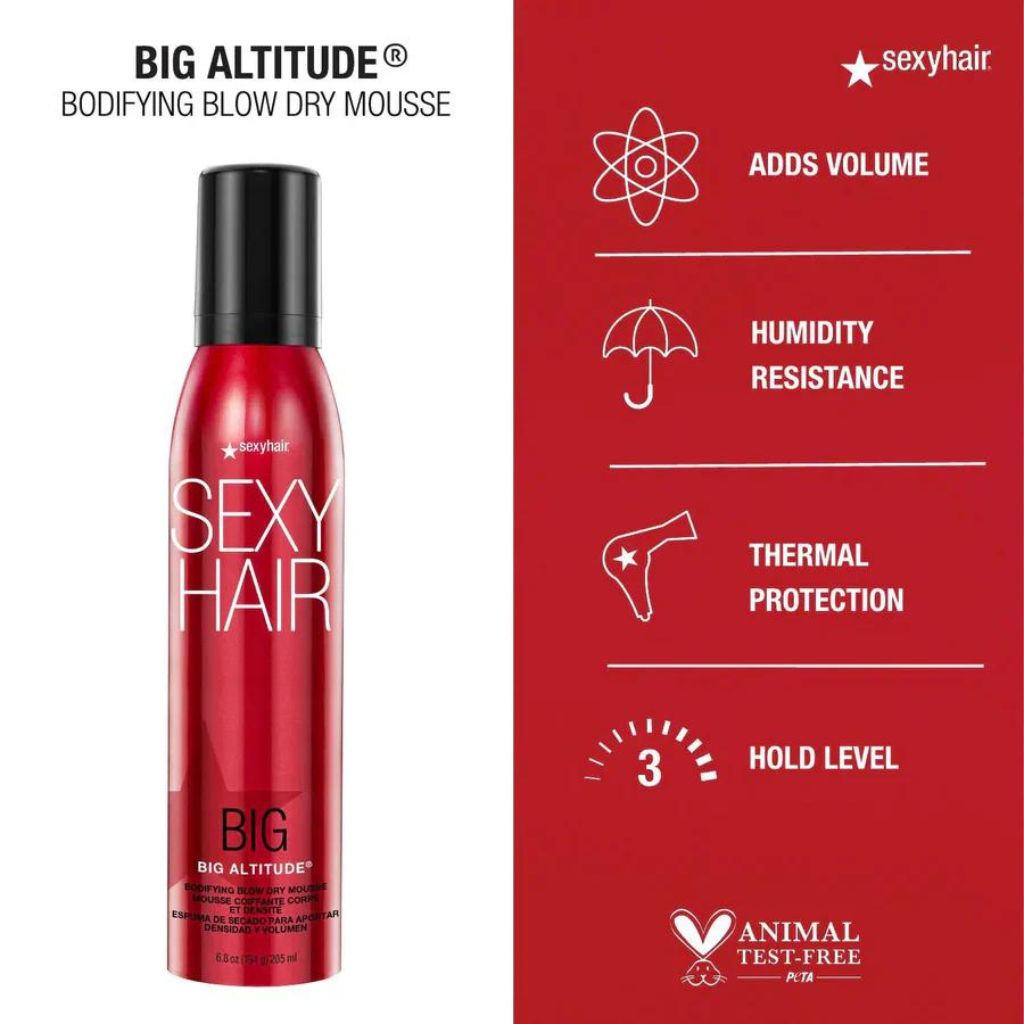 Sexy Hair Big Altitude Bodifying Blowdry Mousse