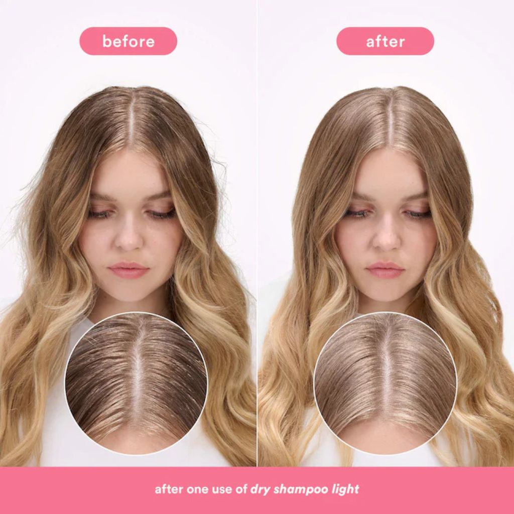 VERB Dry Shampoo for Light Hair Before and After - Zennkai