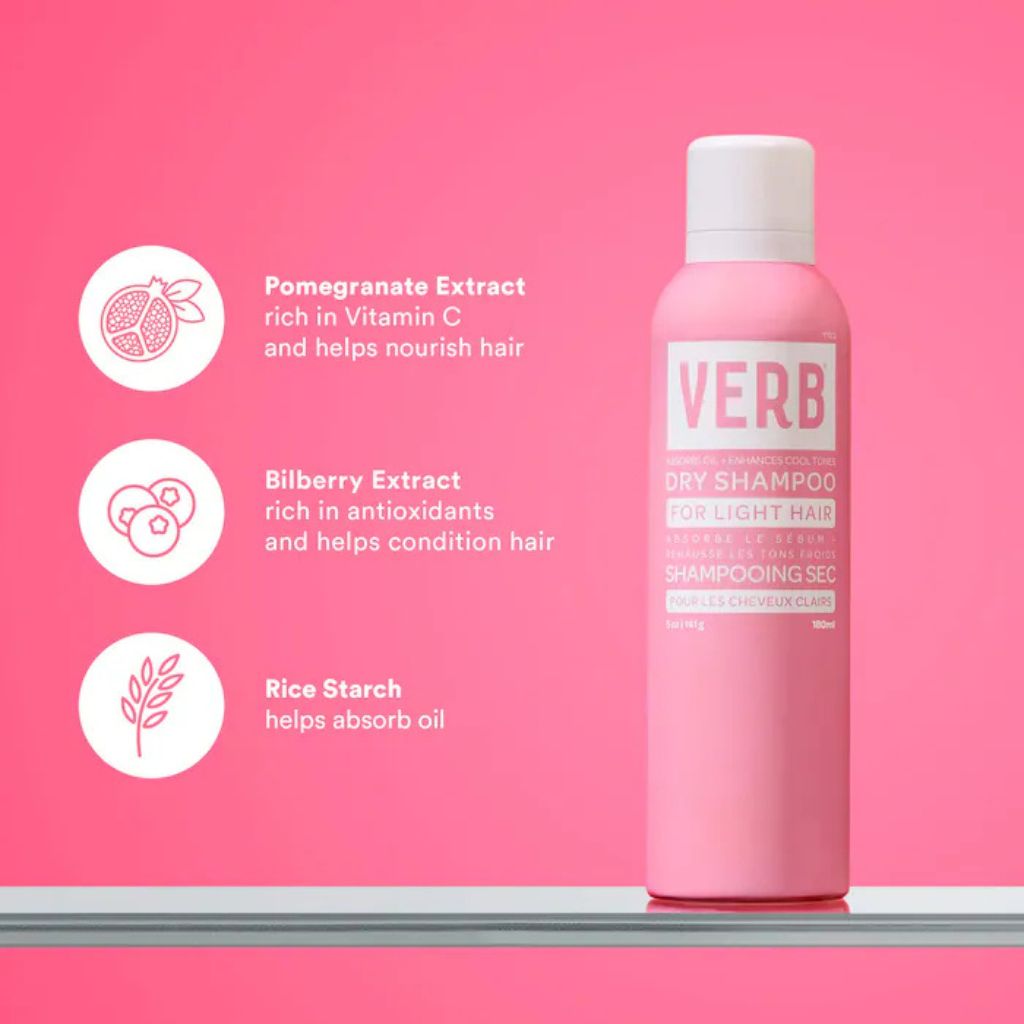 VERB Dry Shampoo for Light Hair Key Ingredients - Zennkai