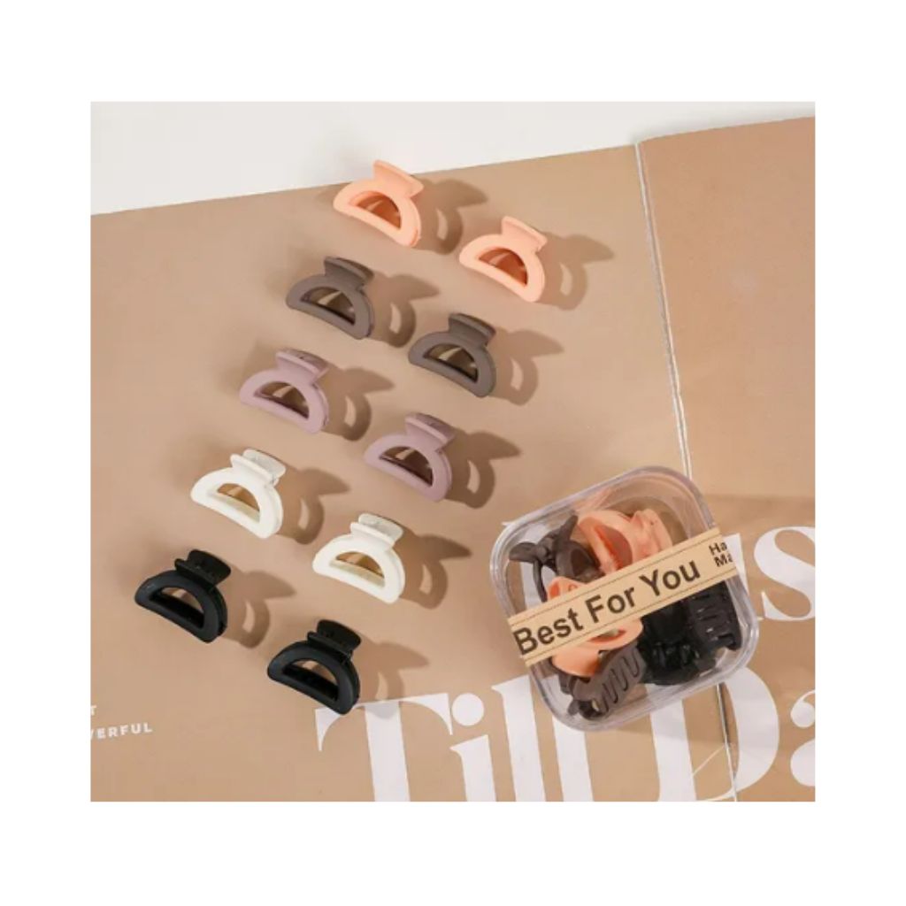 Mini Assorted Hair Clips 10/pack - Zennkai