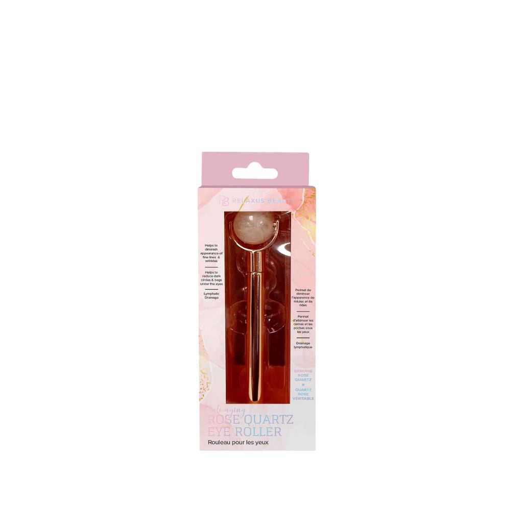 Relaxus Rose Quartz Eye Roller - Zennkai