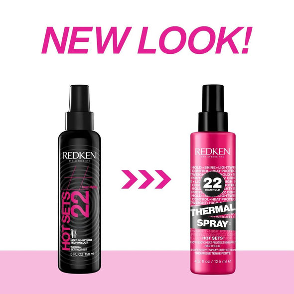 Redken Thermal Spray 22: Hot Sets High Hold Heat Protecting Spray