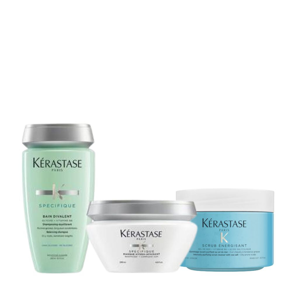 Kerastase  Fusio Scrub Purifying OilControl Bundle - Zennkai