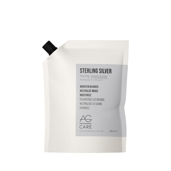 AG Sterling Silver Toning Conditioner 1L Refill Pouch