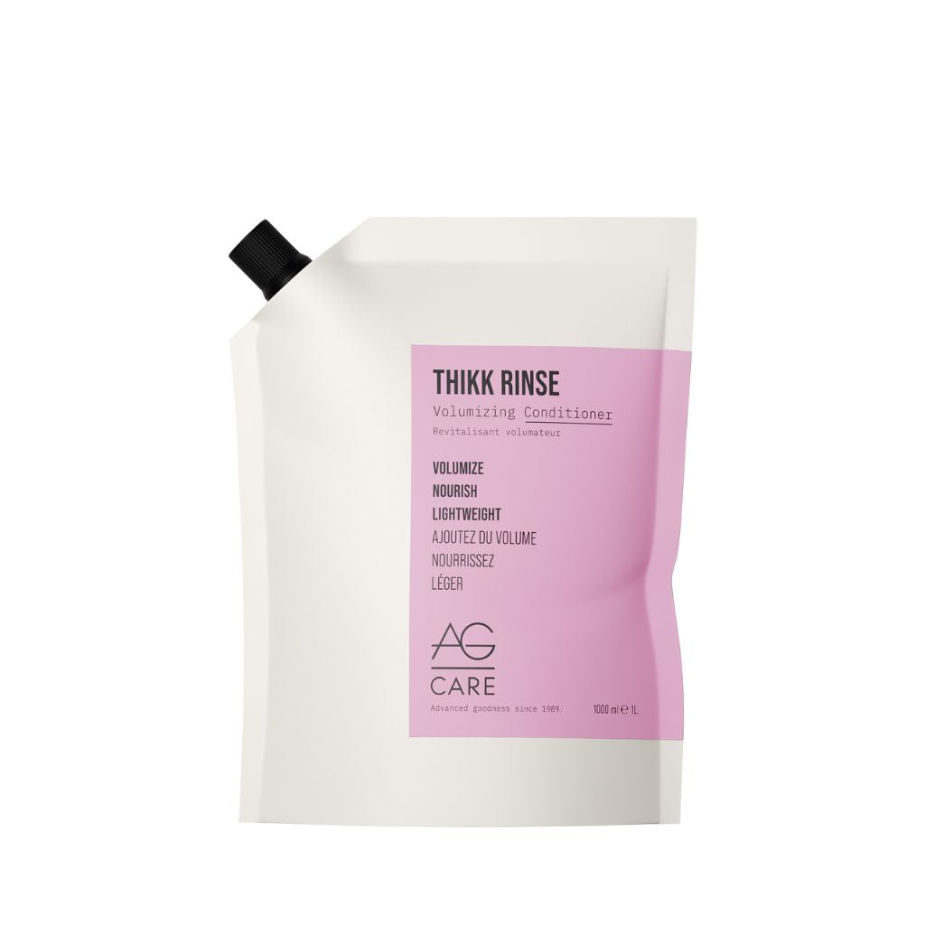 AG Thikk Rinse Volumizing Conditioner 1L Refill Pouch - Zennkai