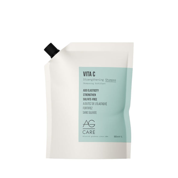 AG Vita C Strengthening Shampoo 1L Refill Pouch